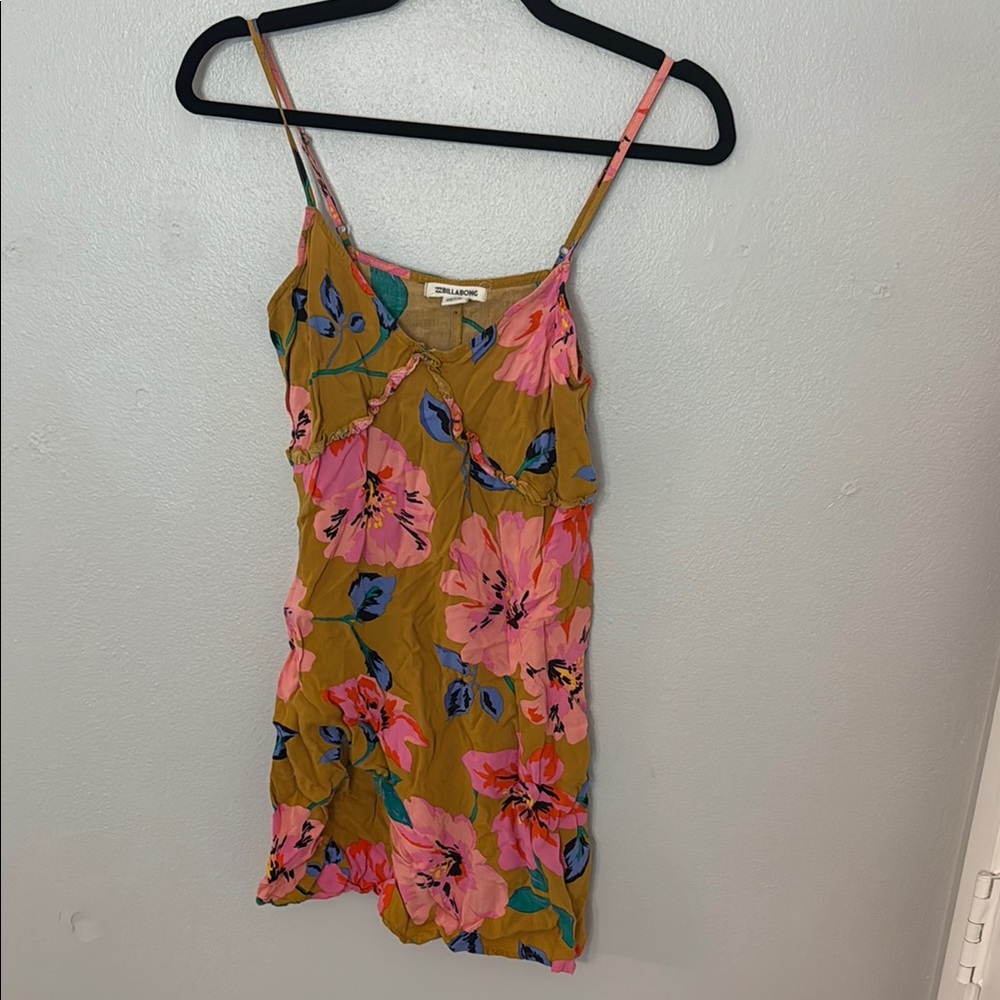 Billabong Pink and Blue Floral Dress